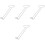4Pcs White Upside Down Glass Display Rack Iron Cup Holder for Home Use 5