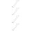 4Pcs White Upside Down Glass Display Rack Iron Cup Holder for Home Use 10
