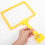 Gele Plastic Prijsdisplay Houder Voor Schappen En 3