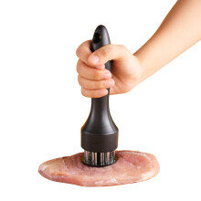 Meat Tenderizer Tool with 20 Stainless Steel Blades, Heavy Duty for Beef Pork Chicken, Easy Clean