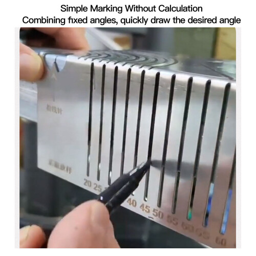 Stainless Steel 90 Angle Pipe Marking Tool Welding & Cutting Aid 2