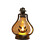 Halloweenpumpa LED-lykta, batteridriven, 1 st 1