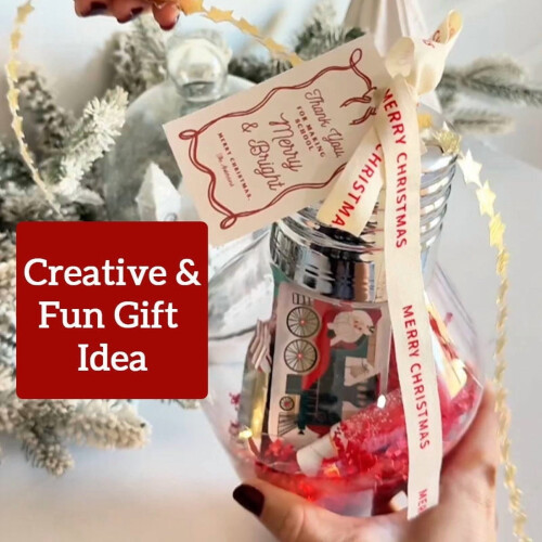 Clear Fillable Christmas Bulb Ornament – 1 Pack 2