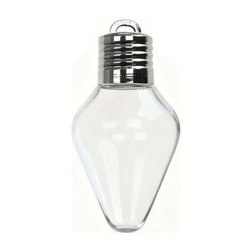 Clear Fillable Christmas Bulb Ornament – 1 Pack 1