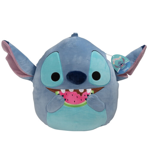 Disney Stitch Squishmallow Plüschtier, 35 cm, mit Wassermelone