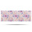 Tapete de banheiro floral antiderrapante em microfibra, 43 x 119 cm (17 x 47 polegadas) 1