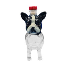 Funny French Whiskey Bottle,3D Engraved Shaped Whiskey Glasses,Dog Whiskey Wine Glass Bottle,Fanyil Eaglory,Unique Wine Decanter,for Men
