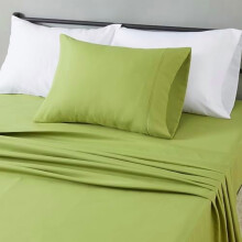 Lichtgewicht microvezel 3-delige beddengoedset, Oliver Light, effen, Twin XL