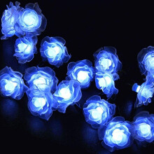 Lampki solarne Rose String, wodoodporność IP65, 8 trybów