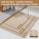 Non-Slip Bathroom Mat with Rubber Backing, Quick-Dry & 2