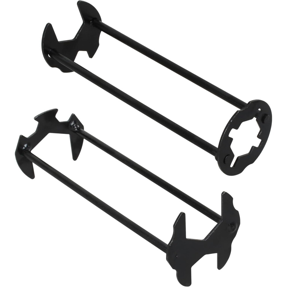 2Pcs 7-Size Basin Wrench Set - Upgraded Multifunctional Faucet Sink Wrench, Tight Space Universal Installer Tool For Bathroom & Kitchen 9357860845595