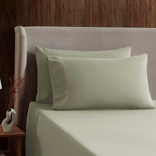 Ensemble de draps Queen – Microfibre doublement brossée ultra-douce, 2