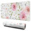 Mousepad de mesa com estampa de rosa vermelha, impermeável e antiderrapante, 90 x 40 cm (35,4 x 15,7 polegadas). 1