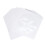 OUNONA CD DVD Discs 100Pcs White Rectangular Storage Pouch for Dustproof Home Cinema Daily Use 4