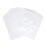 OUNONA CD DVD Discs 100Pcs White Rectangular Storage Pouch for Dustproof Home Cinema Daily Use 3