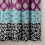 Boho-raidalliset verhopaneelit 132 cm L x 206 cm P (pari) 4
