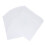 OUNONA CD DVD Discs 100Pcs White Rectangular Storage Pouch for Dustproof Home Cinema Daily Use 7