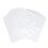 OUNONA CD DVD Discs 100Pcs White Rectangular Storage Pouch for Dustproof Home Cinema Daily Use 5