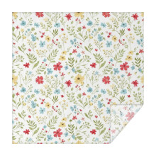 Vierkant tafelkleed met bloemenprint, 60x60 inch