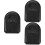 3pcs Wall Mount Key Lock Box Combination Lock Key Hider Large Key Storage Holder Key Plastic Container 1
