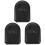 3pcs Wall Mount Key Lock Box Combination Lock Key Hider Large Key Storage Holder Key Plastic Container 4