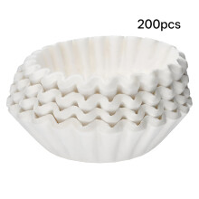 ACDANC4Cup Witte Koffiefilters met Mandje, Kleine Koffiefilters, Koffiefilters #4 - 200 stuks