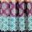 Boho-raidalliset verhopaneelit 132 cm L x 206 cm P (pari) 3