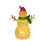 Lighted Acrylic Snowman Figurine 9 inch Green 2
