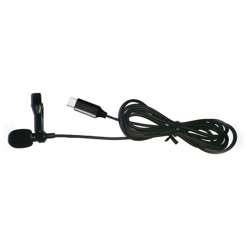 Microfone mini para celular com conector padrão Type-C para gravação. 2