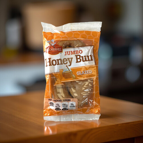 Cloverhill Jumbo Glazed Honeybuns | Individually Packaged | 12 Pack 2