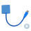 Convertisseur de câble OUNONA pour configuration de poste de travail - Composants électriques - Bleu - 1 pièce 6