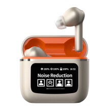 YW09 Kabelloses Bluetooth-Headset mit Touchscreen, App, LCD-Display, Ladecase, ANC, Verlustschutz und IPX5-Schutz