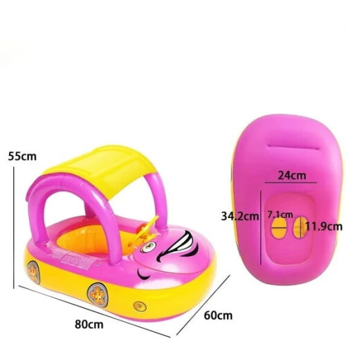 Inflatable Pool Float with Canopy 2