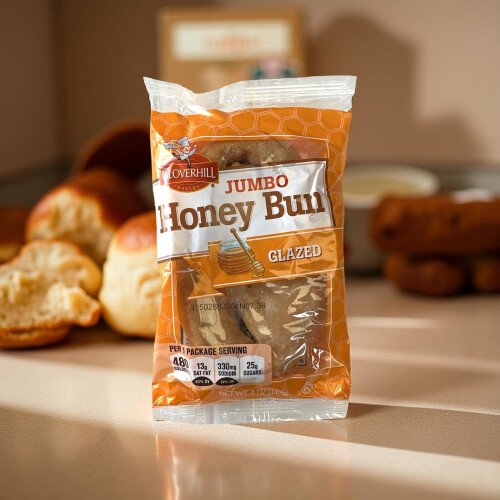 Cloverhill Jumbo Glazed Honeybuns | Individually Packaged | 12 Pack 1