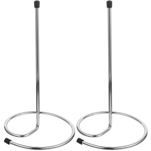 2 Pcs Rack Red Wine Decanter Carafe Drying Stand Bottle Holder 2