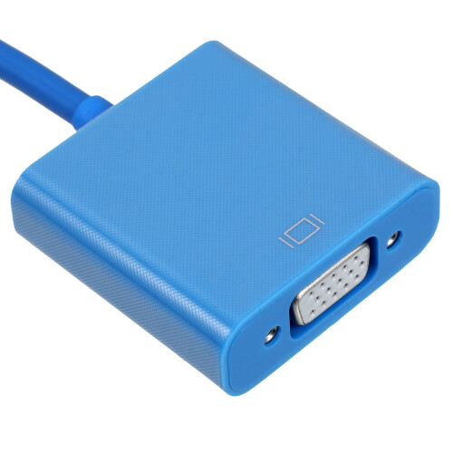Convertisseur de câble OUNONA pour configuration de poste de travail - Composants électriques - Bleu - 1 pièce 2