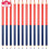 24 Pack Checking Pencils Red and Blue Erasable Pencils Pre-Sharpened for Checking Map Coloring Tests Grading 1