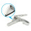 1Pcs Silver Compact Guitar Capo for Tuning and String Tightening 1