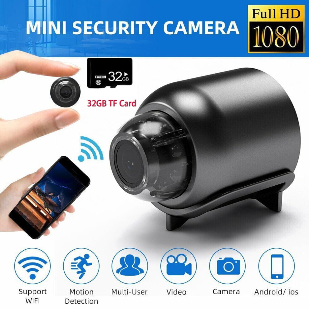 Xhy Mini Spy Camera Wifi 1080P Night Vision Security Camera 922042461529