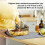Ensemble de 7 sets de table en vinyle avec chemin de table 30 x 45 cm 3