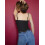 Set di 4 canotte lunghe da donna in pizzo, top patchwork in pizzo per donna 2
