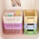 6 Color Organizing Storage Baskets Case Folding Student Desktop Basket Tape Stationery Plastic Foldable Container Storage Box 4