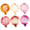 Banaanvormige haarclips voor dames, 6 stuks 4