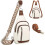 Σακίδιο πλάτης Sling Bag Crossbody - Δερμάτινη τσάντα ώμου 2 σε 1 με 2 αφαιρούμενα λουράκια 1