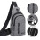Τσάντα Crossbody Sling – Casual τσάντα ώμου και στήθους για γυναίκες/άνδρες, ταξίδια, 3
