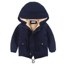 Manteau d'hiver pour tout-petits, enfants garçons et filles, vestes d'extérieur, vestes épaisses, vestes à capuche en polaire, manteau zippé,