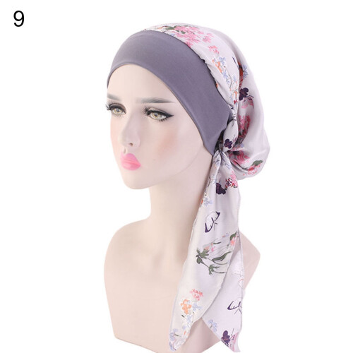 Chemo Headwear Τυρμπάνια για Γυναικεία Μακριά Μαλλιά Κασκόλ για το Κεφάλι, Καπέλα για 1