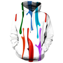 Sweat à capuche pour homme, imprimé graphique amusant, pull d'hiver chaud et sportif à manches longues et col rond, blanc