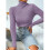 Damen-Kurzpullover, Herbst/Winter, einfarbiger Rollkragenpullover, schmal geschnittener Strickpullover 1