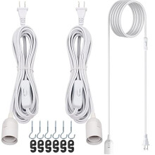 Cavo per lanterna sospesa, lunghezza 6 metri (20 piedi), certificazione UL, 360 W, attacco E26/E27.